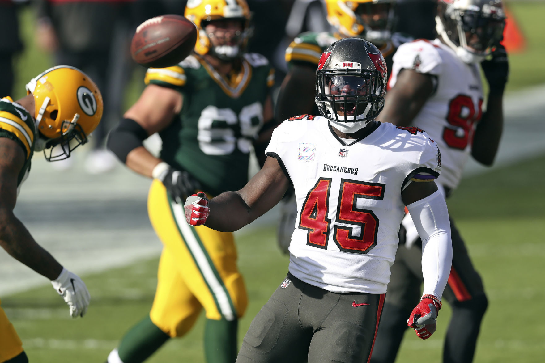 Buccaneers 38, Packers 10